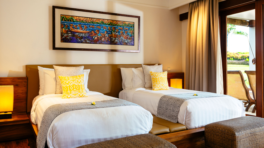 Villa Semarapura - Bedroom four twin beds